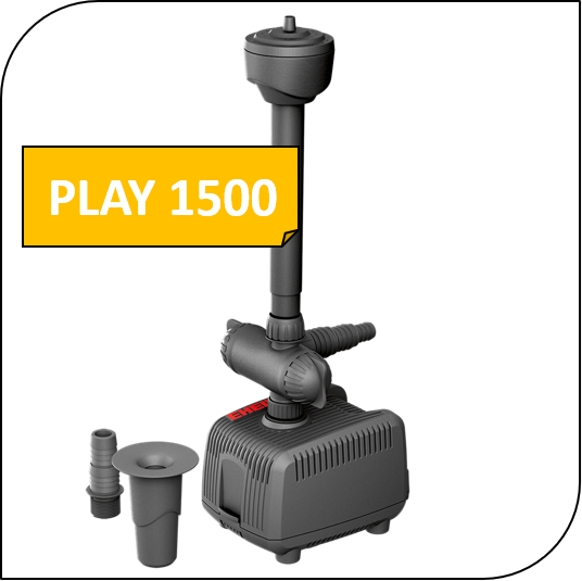 PLAY1500 - The pumps can be used for decorative fountains and statues or for supplying water to small streams
