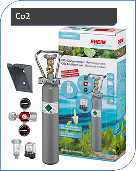 EHEIM CO2 sets offer a simple and reliable way to supply the correct amount of CO2 into your aquarium for healthy plant growth.