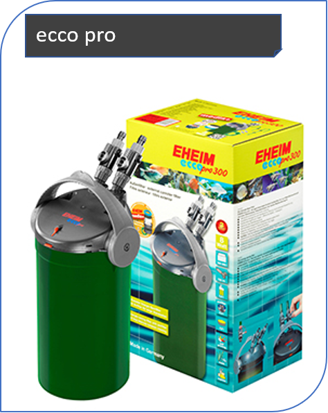 EHEIM ecco pro bietet Ihnen ein außergewöhnliches Gesamtkonzept von Energieeinsparung, Leistung und Komfort