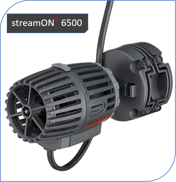 streamONplus6500 - EHEIM streamON+ – die Strömungspumpe mit bis zu 80 % verbesserten Leistungswerten und zusätzlichen Vorteilen. Mit 3D-Funktion und stufenloser Regelung. Für Aquarien von 150 bis 300 l sowie Meer- und Süßwasser.